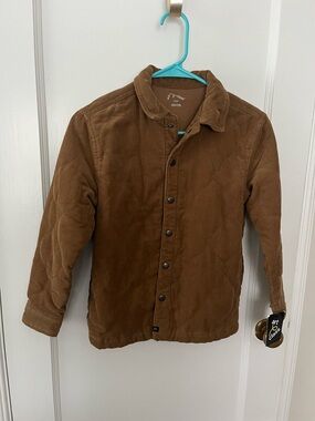 Target Brown Corduroy Shirt Jacket
